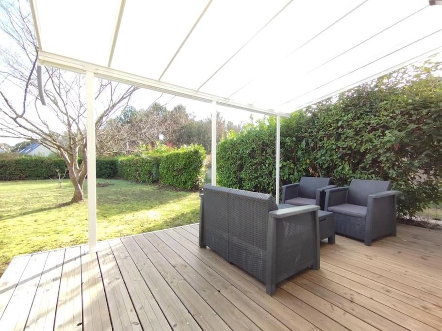 Logement Au Calme Avec Jardin Proche De Vannes Elven Bagian luar foto